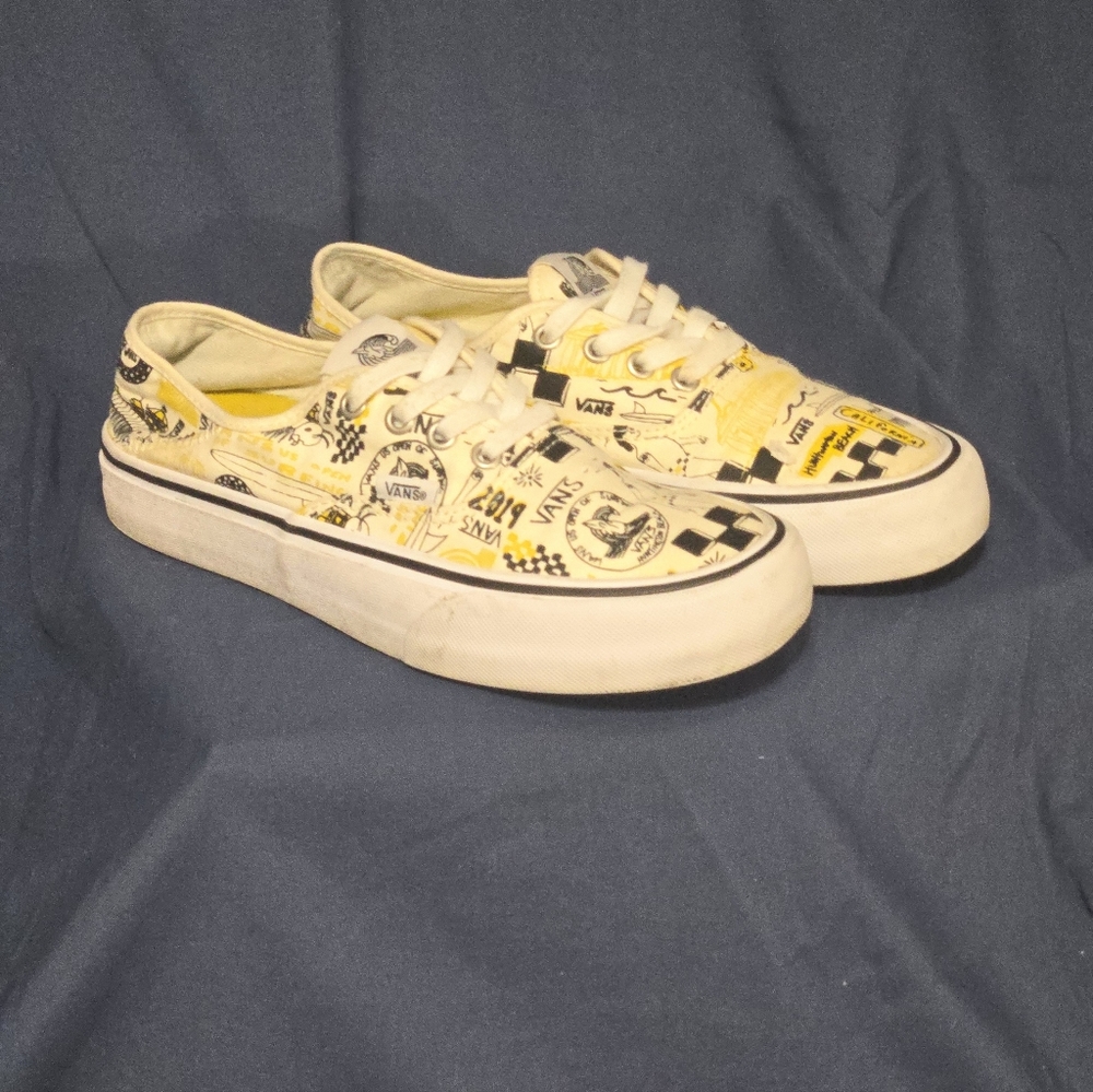 Authentic Vans Sneakers US Open of Surfing 2019 - Size Men's-6 Size Women's 7.5 - Picture 2 of 10